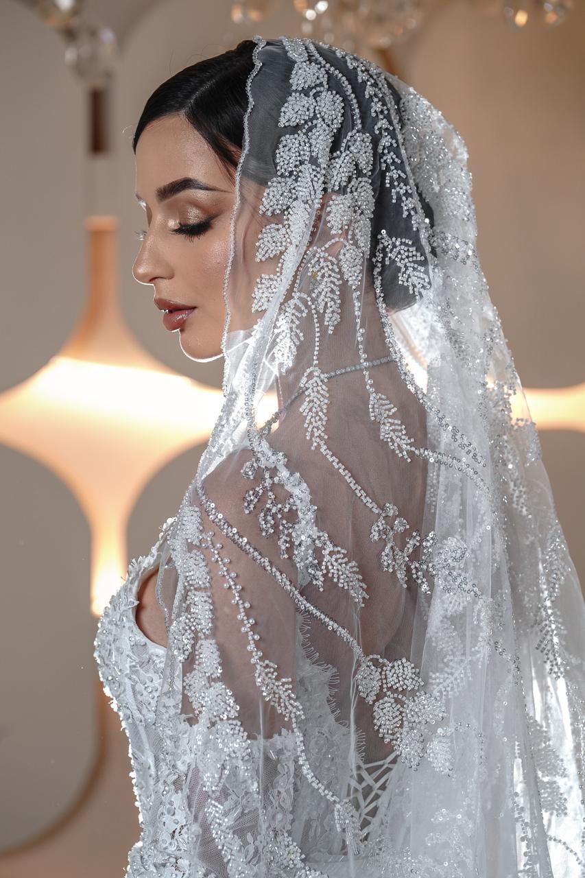 Valentina Corset Lace & Satin A-Line Bridal Gown